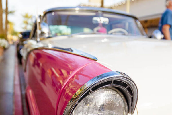 Classic car close up
